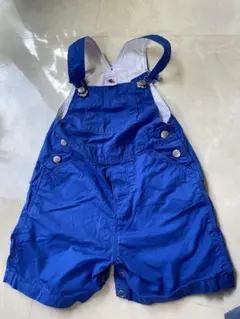 PETIT BATEAU オーバーオール 18m/81cm 青
