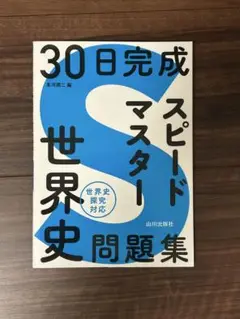 30日完成 スピードマスター 世界史 問題集