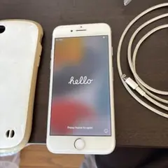 iphone7本体 ケーブル付き　ifaceスマホケース付き
