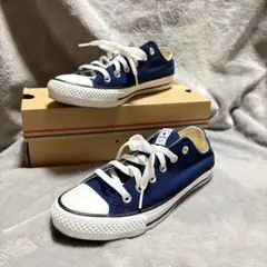 CONVERSE ネイビー スニーカー 24.5cm