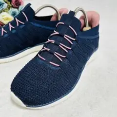 CEDAR CREST スパットシューズ 手を使わずに履ける (ネイビー) 23