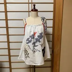 古布⭐︎襤褸⭐︎手ぬぐいリメイク⭐︎フリーサイズかな、、。