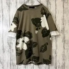 美品　3.1 Philip Lim フラワープリント Tシャツ