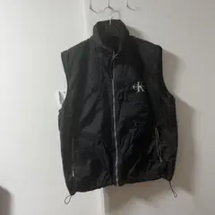 calvin klein ナイロンベスト ジッパー破損