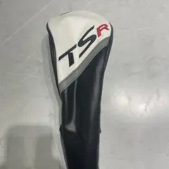 TSR ドライバー用ヘッドカバー ホワイト/ブラック