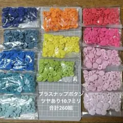 激安19⭐︎KAMプラスナップ10.7㎜/13色/各20組(260組)⭐️匿名配送⭐️