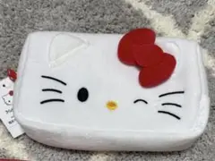 新品　韓国 ダイソー ハローキティ ポーチ 大サイズ