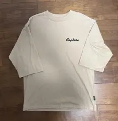 アベイル Tシャツ 刺繍 ロゴ ワンポイント 夏服 ベージュ