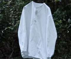 Russian Sleeping Shirts Henryneck ホワイト　Ｌ
