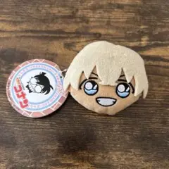 名探偵コナン 安室透 ぬいぐるみ 新品タグ付き きゃらまる ぬいぐるみバッジ