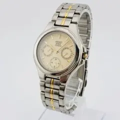 3745【希少品　新品電池】SEIKO　SPIRIT　腕時計　チタン　デイデイト