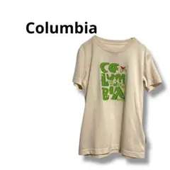 【コロンビア】半袖　Tシャツ　カットソー　プリントT M ベージュ