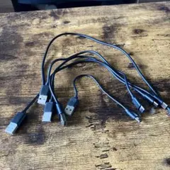 USBケーブル 5本セット 黒