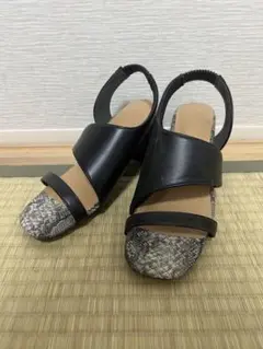 ブージュルード　スネイルサンダル　パイソン