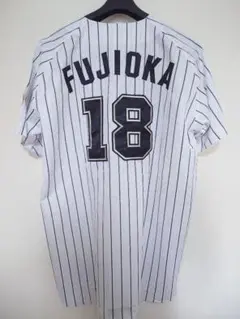 千葉ロッテマリーンズ 藤岡貴裕 ホーム ユニフォーム フリーサイズ 白 ホワイト