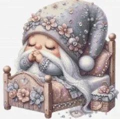 クロスステッチキット Sleeping gnome