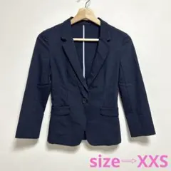 ru レディース　ジャケット　ストライプ　綿　XXS 小さいサイズ