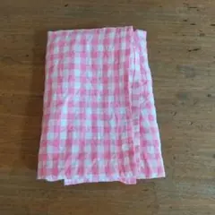 ✿R&D.M.Co-「リネンギンガムチェックキッチンクロス」Pink　*⁠.⁠✧