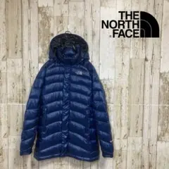 ノースフェイス ロング ダウン ジャケット 600フィル ネイビー レディースL