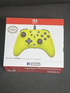 Switch2/PC用 ホリパッドTURBO ライムイエロー HORI