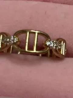 ゴールド ダブルDロゴ リング