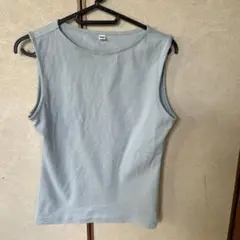 ライトブルー ノースリーブ Tシャツ Mサイズ　2枚セット
