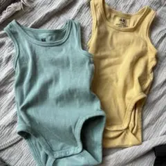 【美品】H&Mロンパース　2枚セット