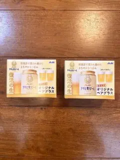 アサヒビール ペアグラス 2個セット 生ビール マルエフ グラス