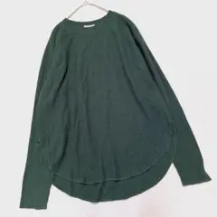 FREAK'S STORE/フリークスストア ワッフル 長袖 カットソー【F】緑