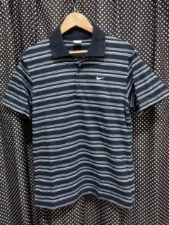 ★送料無料！【NIKE】ボーダーポロシャツ★良品！
