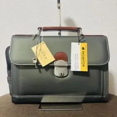 BROMPTON ブリーフケース　ハンドバッグ　カーキ　金具