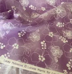 SALE★廃番★レア ロラライハリス Lacey Hybiscus 110×30