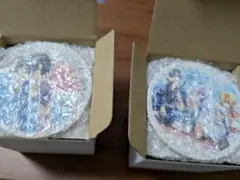 暁のヨナ　漫福ガチャ　B賞　コースター付きグラス　ヨナ＆ハク、四龍　2点