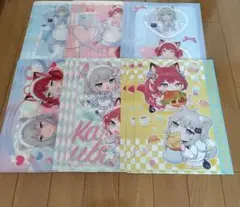 アニメキャラクタークリアファイル6枚セット