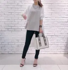PLST ★レーヨンブレンドAラインノースリーブブラウス 未使用美品