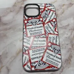 iPhoneアクセサリー CASETIFY Wasted Youth Budweiser iPhone14 Wasted Youth x Budweiser x CASETiFY トリプルコラボ