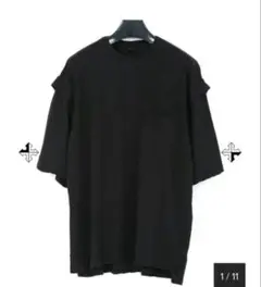 STRUM 強撚天竺 オーバーサイズ レイヤード クルーネック T シャツ M