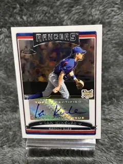 2006 Topps Chrome IAN KINSLER 直筆サインカード