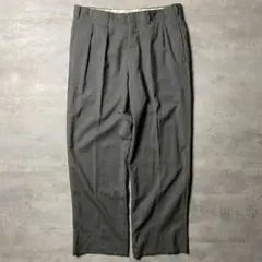 Burberry London ワイドスラックス 2タック ウールモヘヤ グレー