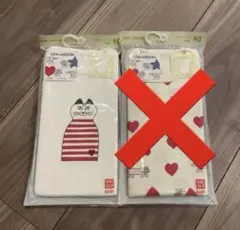 新品UNIQLO BABYリサラーソン ボディスーツ　半袖　2枚セット 90