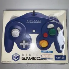ゲームキューブコントローラー　中期型　バイオレット　任天堂　箱付き