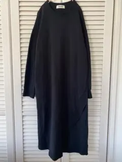 ズッカzucca ワンピース スウェット ブラック