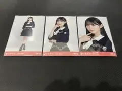 乃木坂46 川﨑桜　38th制服 生写真 3種コンプ