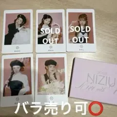 NiziU フォトカード　セット　マコ　マヤ　リク　リマ　ニナ
