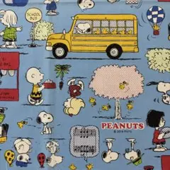 約縦48×50㎝　SNOOPY オックス　生地　はぎれ