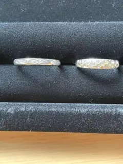 遺品整理　シルバー色　リング　2つ