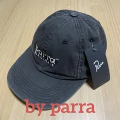 [新品]by parra バイパーラ 6panel cap キャップ black