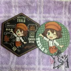 【単品OK】コンパス テスラ コースター 2枚