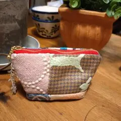 ミナペルホネン生地ポーチ