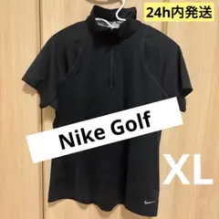 Nike Golf DRI-FIT ブラックシャツ XL